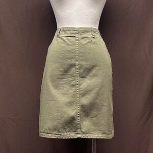 Vintage mini canvas skirt